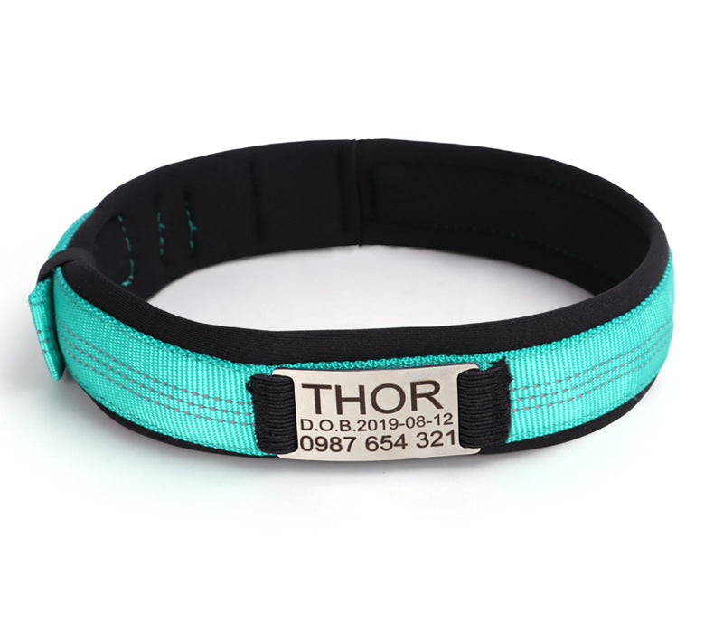 Engraved Anti-Loss Dog Collar